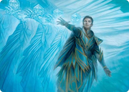 Echoing Equation Art Card [Strixhaven: School of Mages Art Series] (ASTX 24)