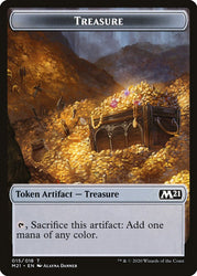 Soldier // Treasure Double-sided Token [Core Set 2021 Tokens] (TM21 5)