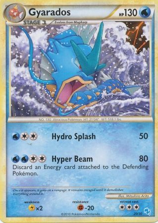 Gyarados (20/30) [HeartGold & SoulSilver: Trainer Kit - Gyarados & Raichu]