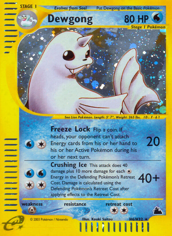 Dewgong (H6) [Skyridge]