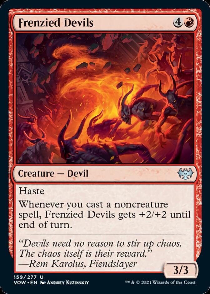 Frenzied Devils [Innistrad: Crimson Vow] (VOW 159)