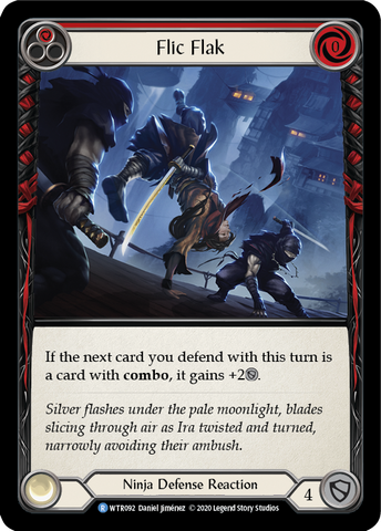 Flic Flak (Red) [WTR092] Unlimited Rainbow Foil