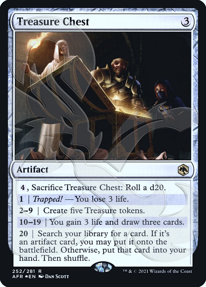 Treasure Chest (Ampersand Promo) [Dungeons & Dragons: Adventures in the Forgotten Realms Promos] (PAFR 252A)