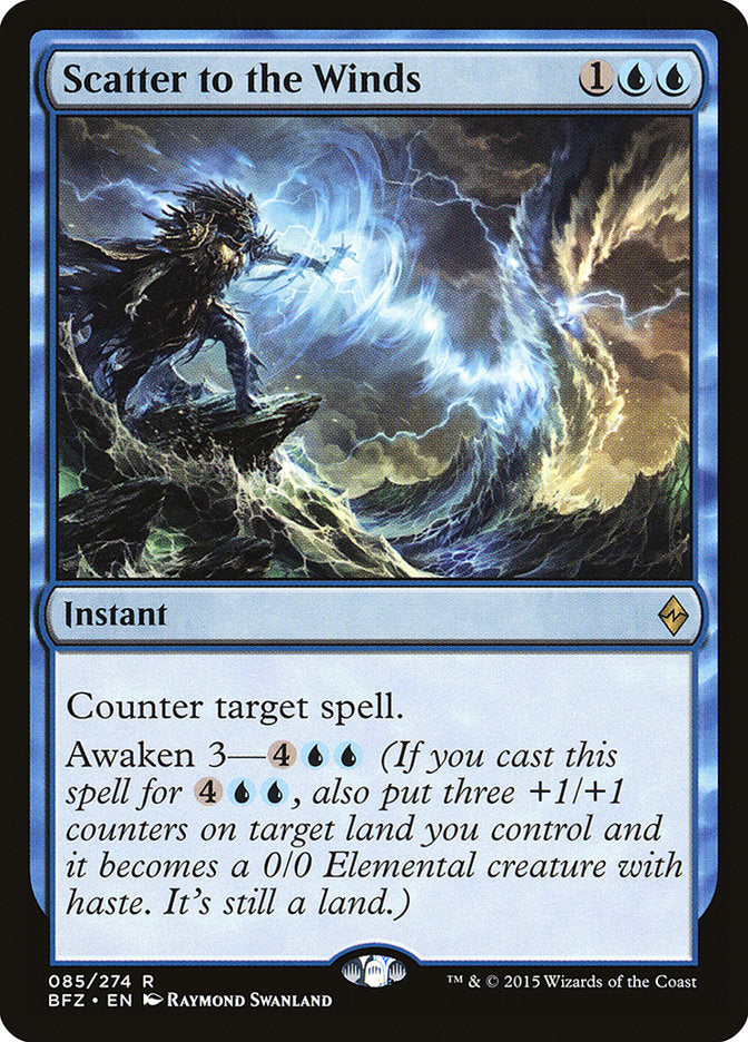 Scatter to the Winds [Battle for Zendikar] (BFZ 85)