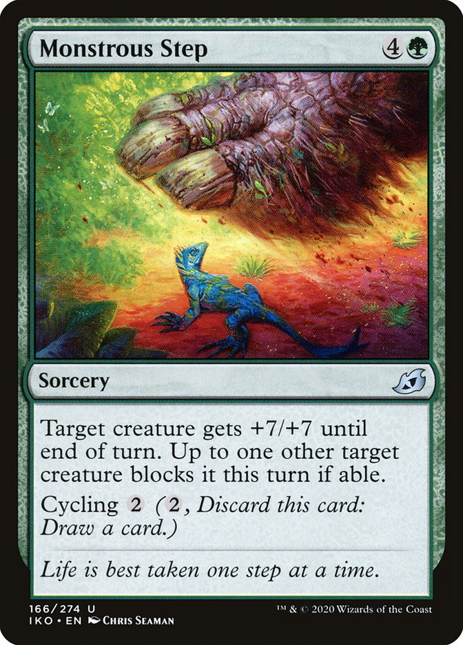 Monstrous Step [Ikoria: Lair of Behemoths] (IKO 166)