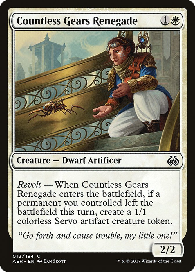 Countless Gears Renegade [Aether Revolt] (AER 13)