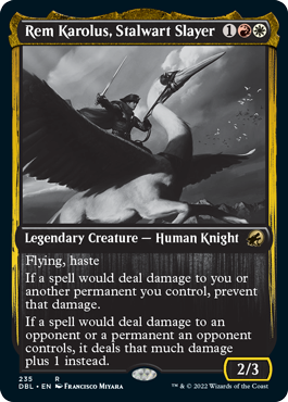 Rem Karolus, Stalwart Slayer [Innistrad: Double Feature] (DBL 235)