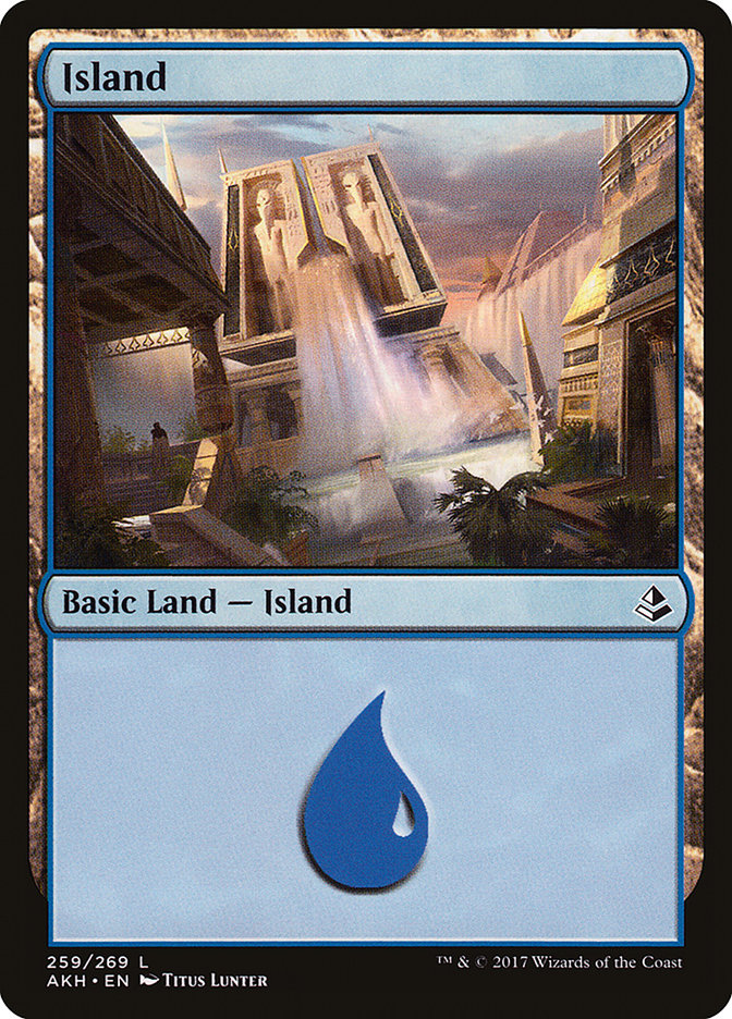 Island (#259) [Amonkhet] (AKH 259)