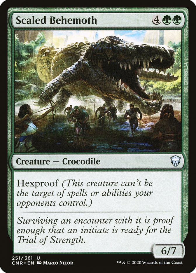 Scaled Behemoth [Commander Legends] (CMR 251)