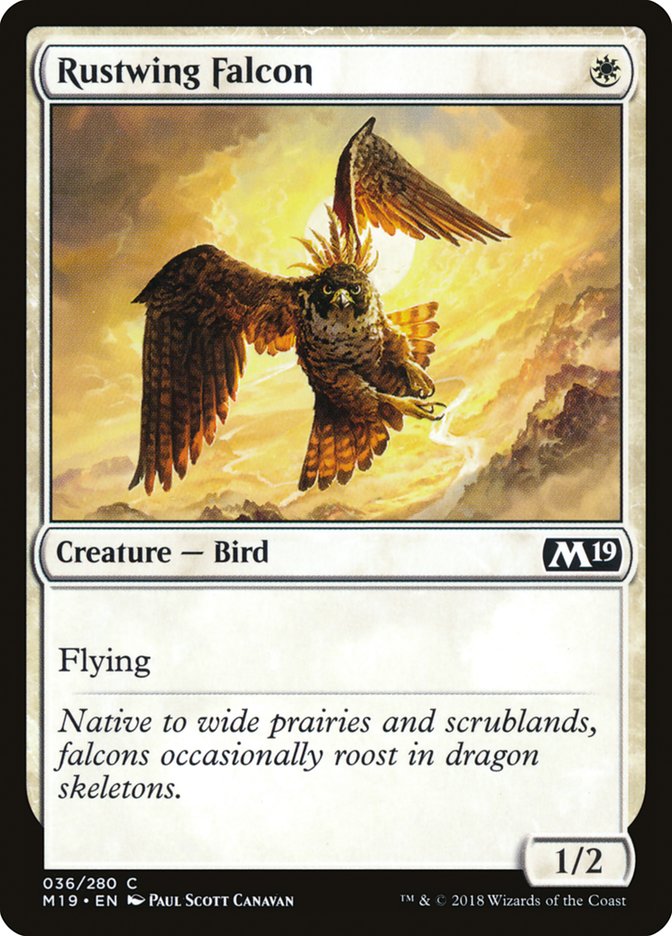 Rustwing Falcon [Core Set 2019] (M19 36)