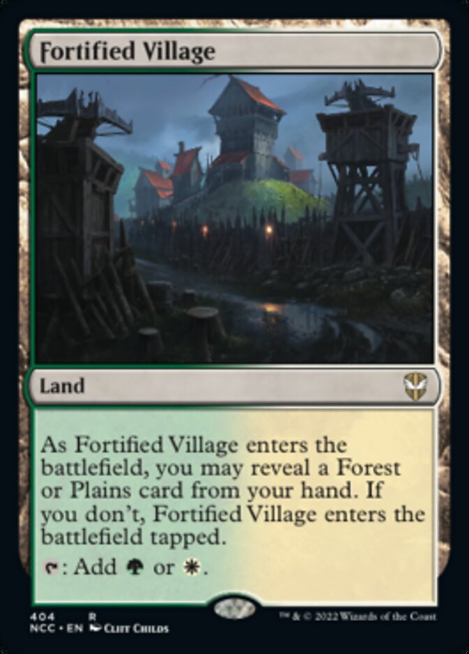 Fortified Village [Streets of New Capenna Commander] (NCC 404)