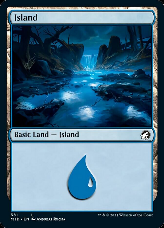 Island (381) [Innistrad: Midnight Hunt] (MID 381)