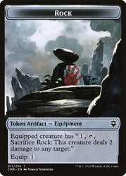 Rock // Treasure Token [Commander Legends Tokens] (TCMR 11 // 12)