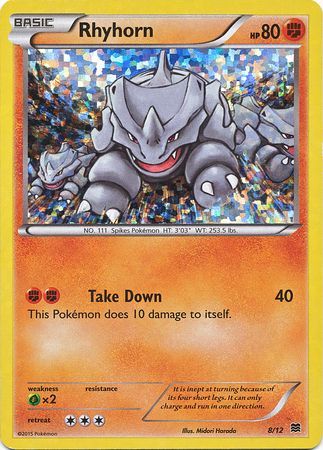 Rhyhorn (8/12) [Mcdonald's Promos: 2015 Collection]