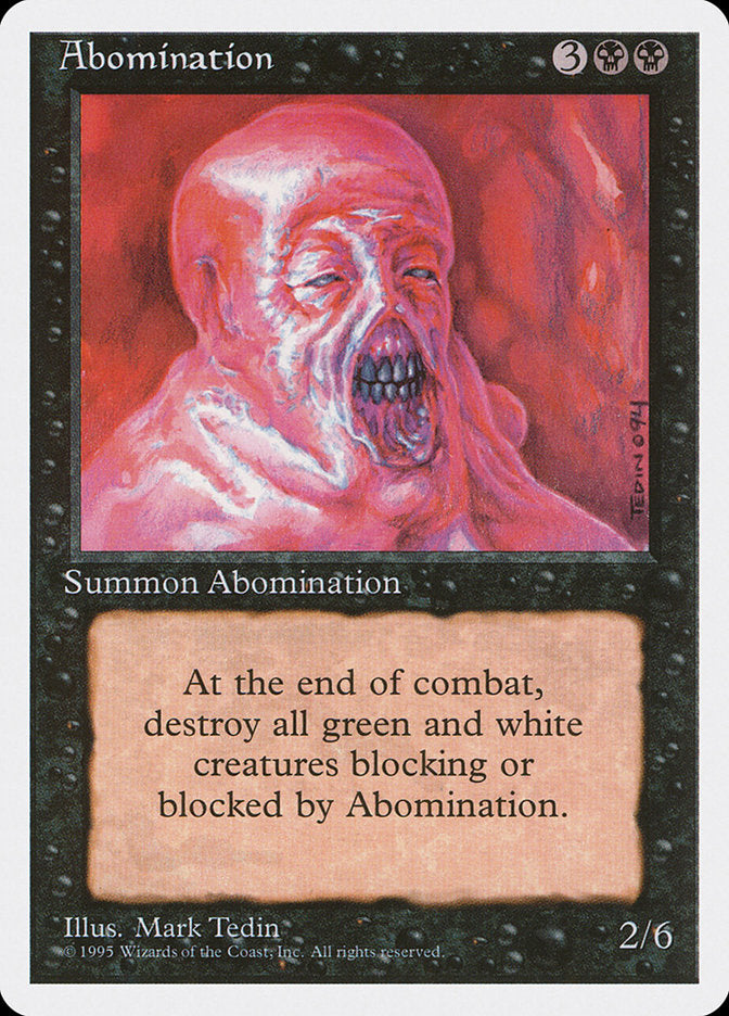 Abomination [Fourth Edition] (4ED 117)