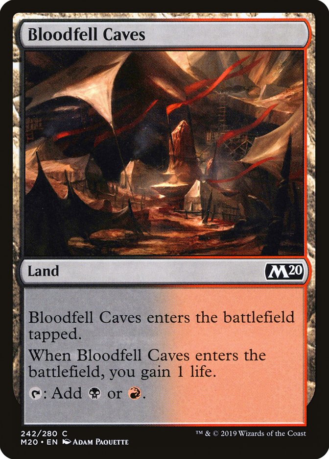 Bloodfell Caves [Core Set 2020] (M20 242)