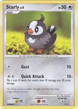 Starly (7/11) [Diamond & Pearl: Trainer Kit]