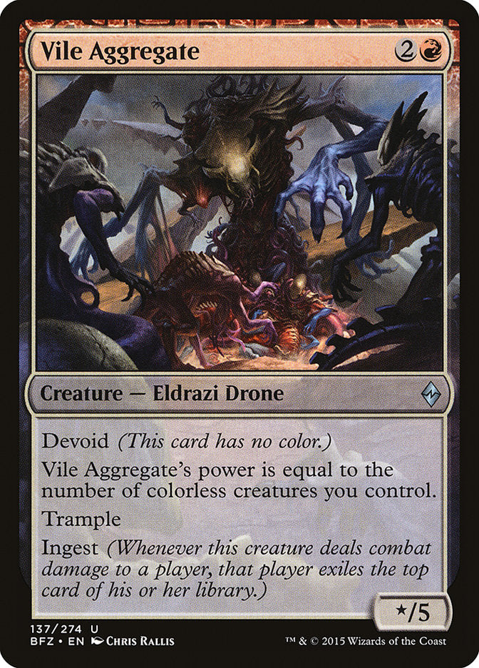 Vile Aggregate [Battle for Zendikar] (BFZ 137)