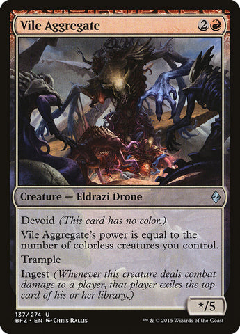 Vile Aggregate [Battle for Zendikar] (BFZ 137)