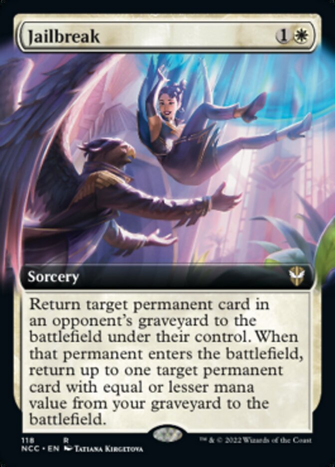 Jailbreak (Extended Art) [Streets of New Capenna Commander] (NCC 118)