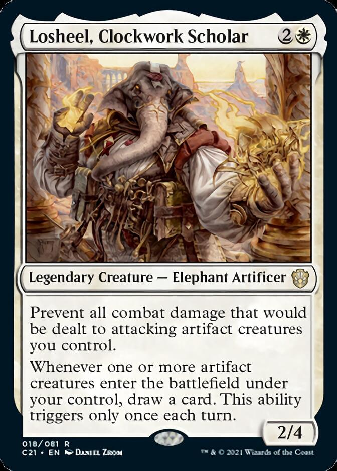 Losheel, Clockwork Scholar [Commander 2021] (C21 18)