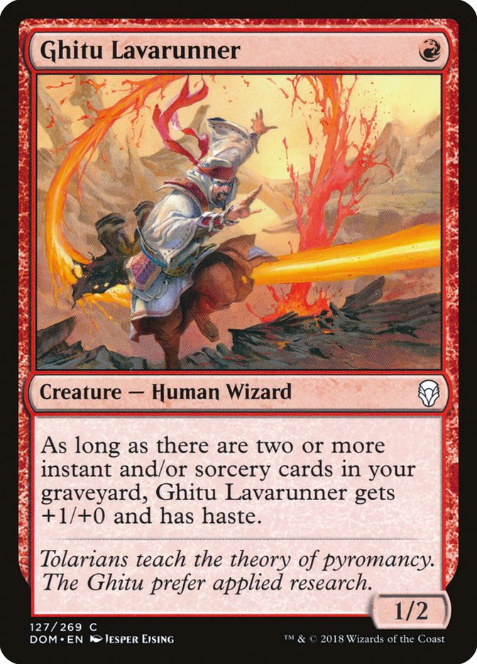 Ghitu Lavarunner [Dominaria] (DOM 127)