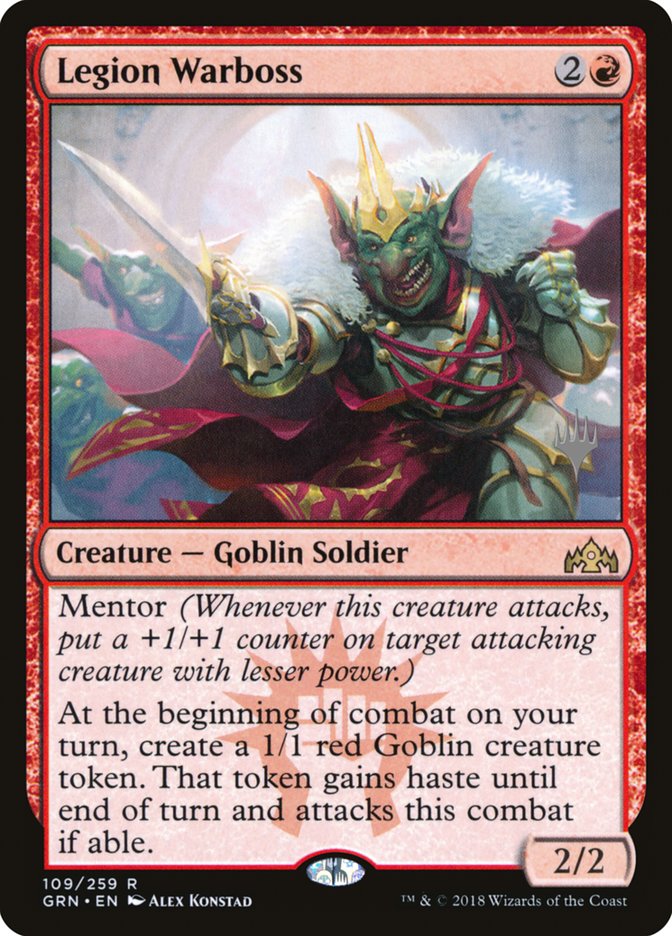 Legion Warboss (Promo Pack) [Guilds of Ravnica Promos] (PGRN 109P)