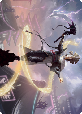 Naomi, Pillar of Order Art Card [Kamigawa: Neon Dynasty Art Series] (ANEO 35)