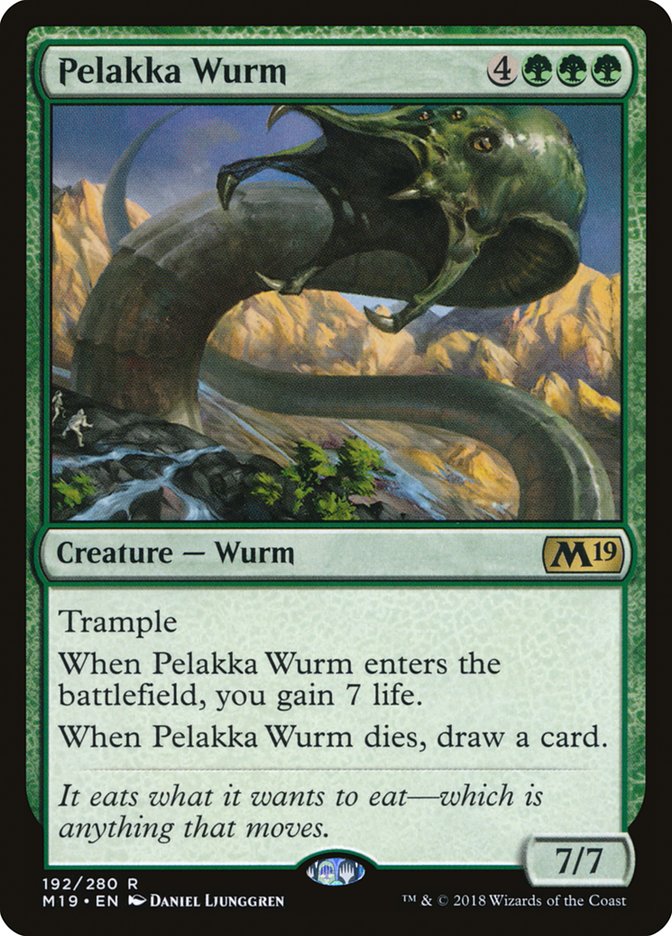 Pelakka Wurm [Core Set 2019] (M19 192)