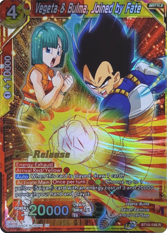Vegeta & Bulma, Joined by Fate [BT10-146]