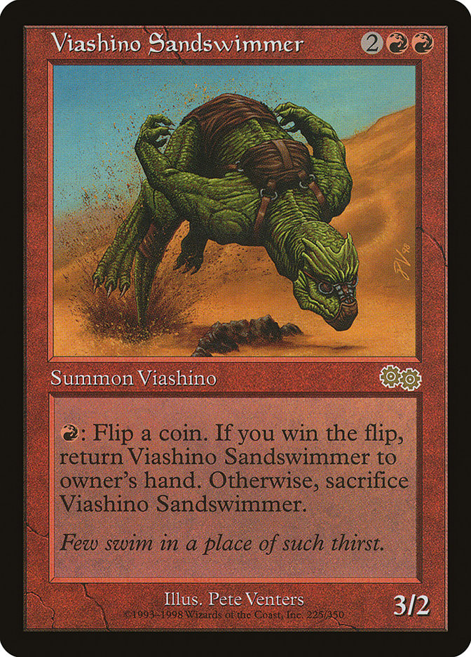 Viashino Sandswimmer [Urza's Saga] (USG 225)