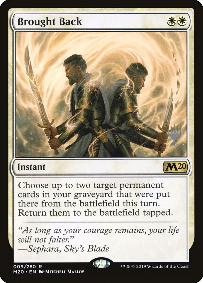 Brought Back (Promo Pack) [Core Set 2020 Promos] (PM20 9P)