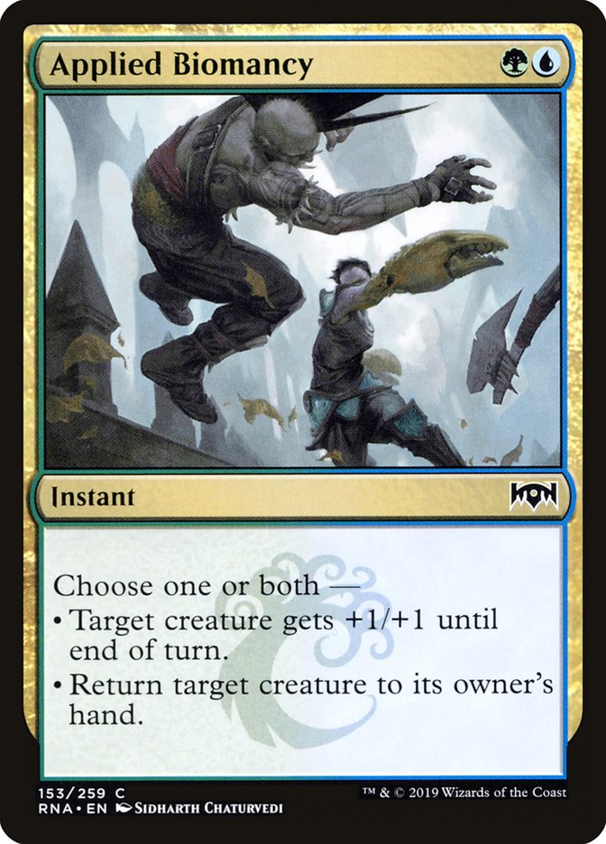 Applied Biomancy [Ravnica Allegiance] (RNA 153)