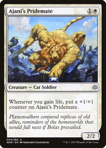 Ajani's Pridemate [War of the Spark] (WAR 4)