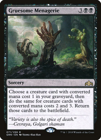 Gruesome Menagerie [Guilds of Ravnica] (GRN 71)