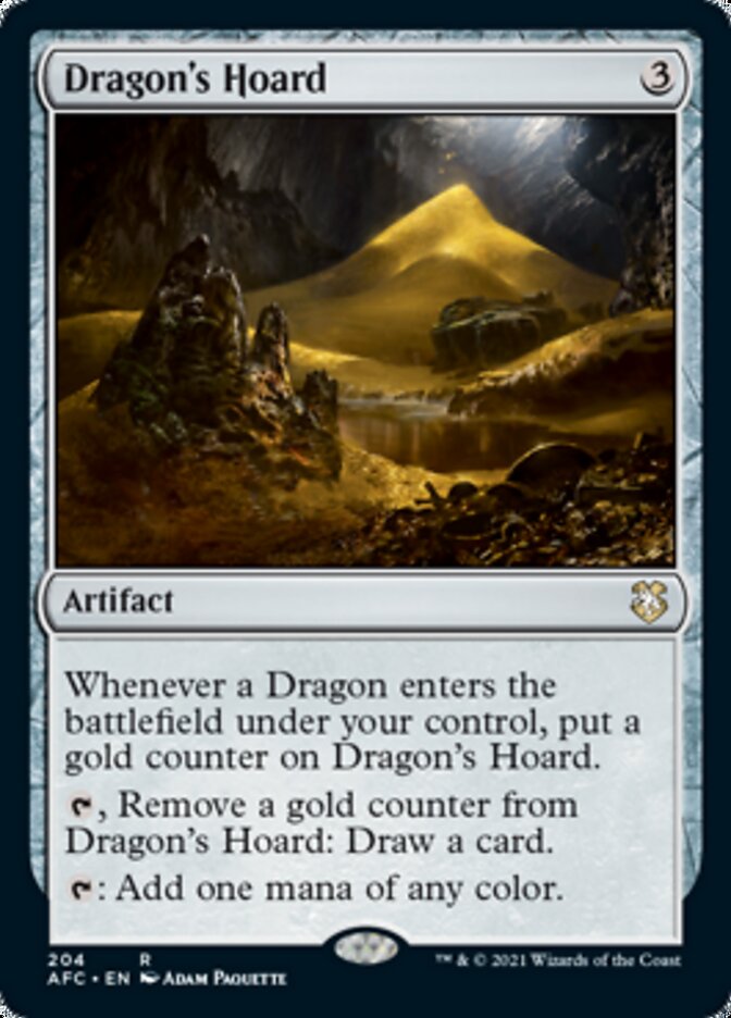 Dragon's Hoard [Dungeons & Dragons: Adventures in the Forgotten Realms Commander] (AFC 204)
