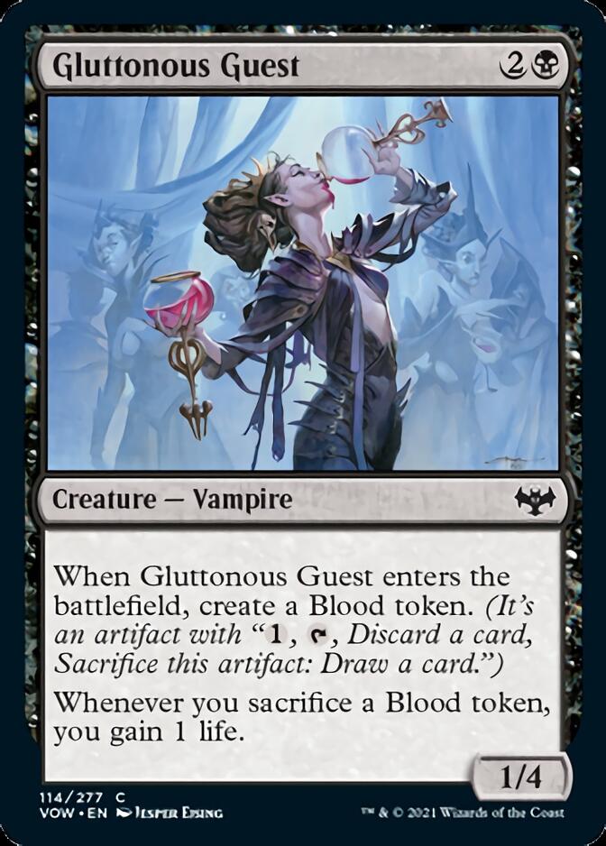 Gluttonous Guest [Innistrad: Crimson Vow] (VOW 114)