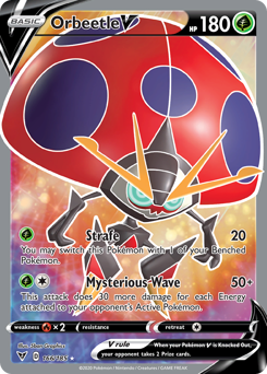 Orbeetle V (166) [Sword & Shield: Vivid Voltage]