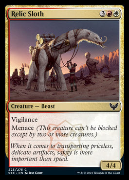 Relic Sloth [Strixhaven: School of Mages] (STX 223)