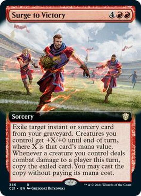 Surge to Victory (Extended) [Commander 2021] (C21 385)