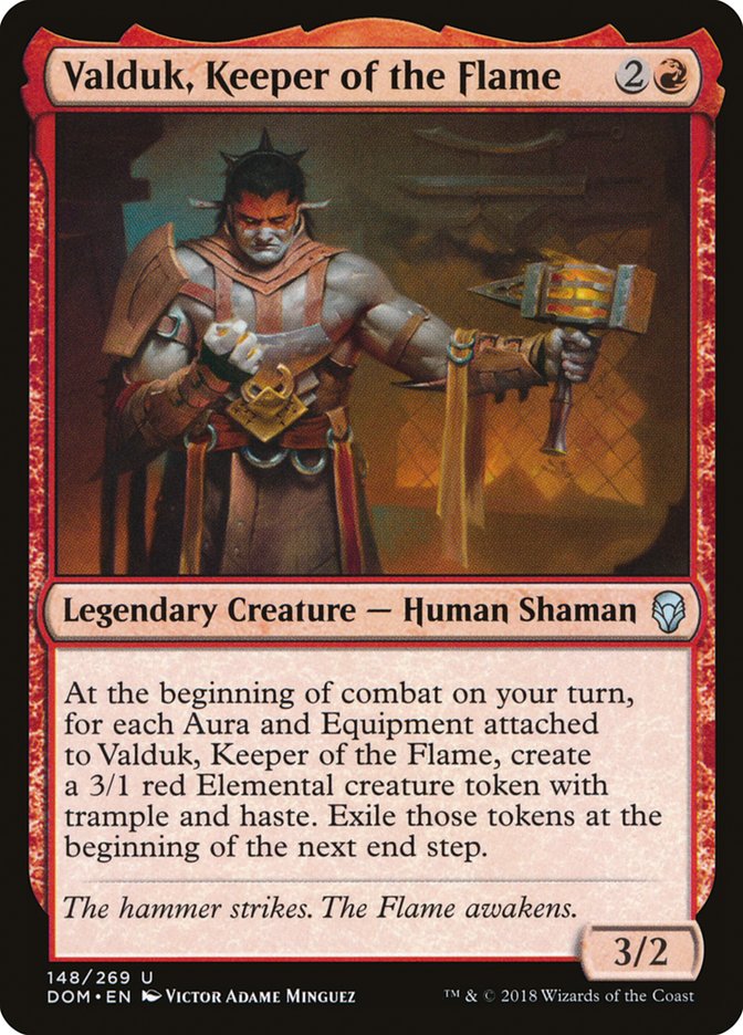 Valduk, Keeper of the Flame [Dominaria] (DOM 148)