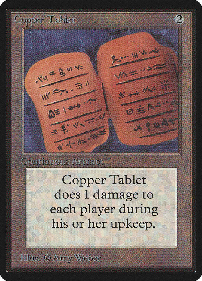 Copper Tablet [Limited Edition Beta] (LEB 239)