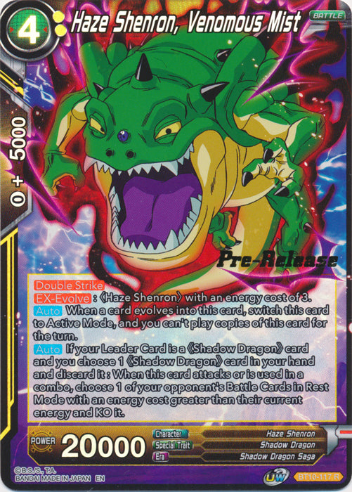 Haze Shenron, Venomous Mist [BT10-117]