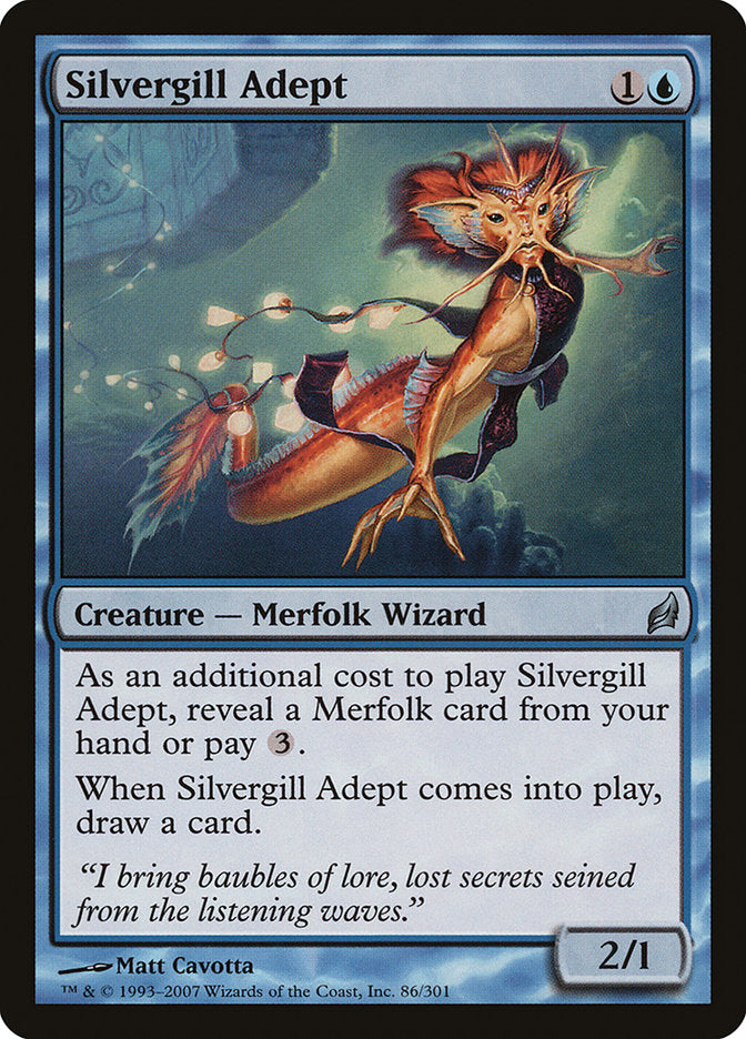 Silvergill Adept [Lorwyn] (LRW 86)