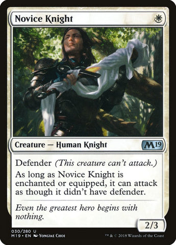 Novice Knight [Core Set 2019] (M19 30)