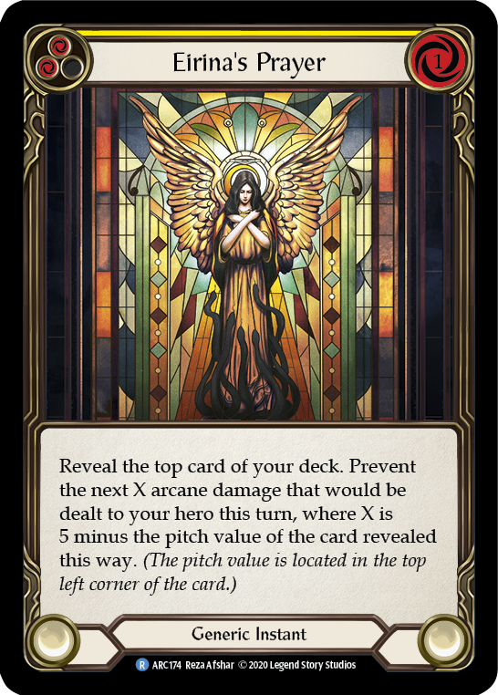 Eirina's Prayer (Yellow) [ARC174] Unlimited Rainbow Foil