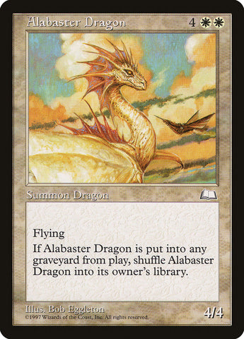 Alabaster Dragon [Weatherlight] (WTH 2)