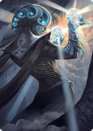 Queza, Augur of Agonies Art Card [Streets of New Capenna Art Series] (ASNC 75)
