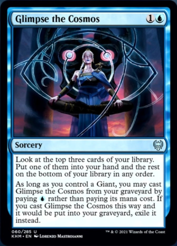 Glimpse the Cosmos [Kaldheim] (KHM 60)