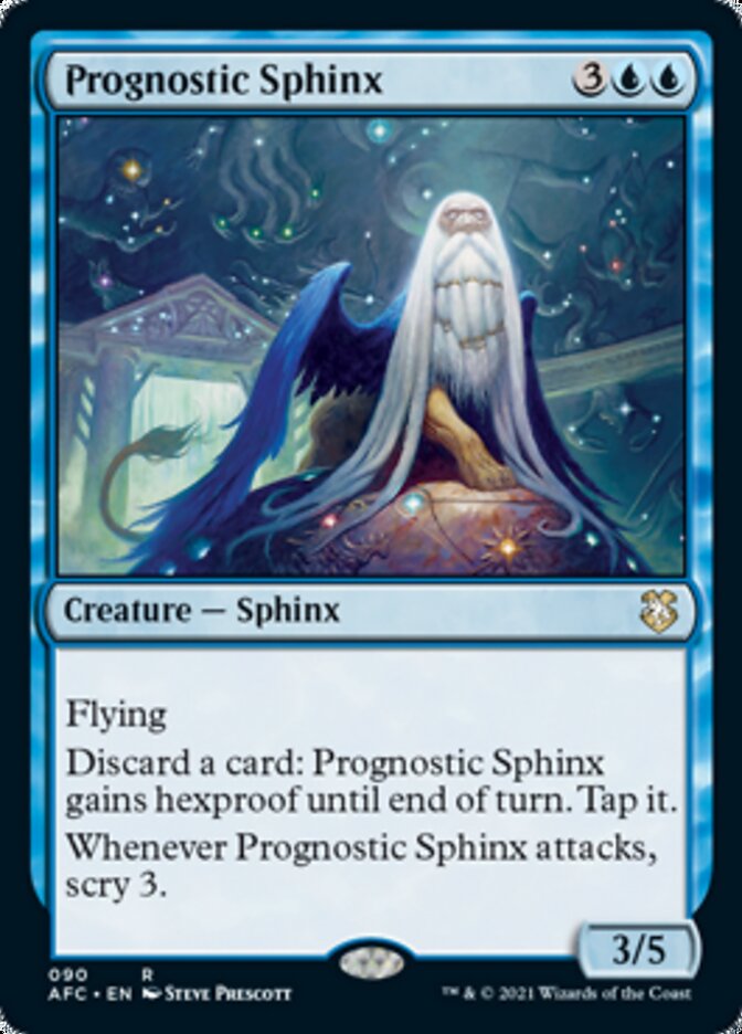 Prognostic Sphinx [Dungeons & Dragons: Adventures in the Forgotten Realms Commander] (AFC 90)